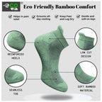 Generic 4_Pair Set Unisex Casual Bamboo Cotton Printed Ankle Length Socks (Multicolor)