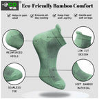 Generic 4_Pair Set Unisex Casual Bamboo Cotton Printed Ankle Length Socks (Multicolor)