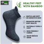 Generic 4_Pair Set Unisex Casual Bamboo Cotton Printed Ankle Length Socks (Multicolor)