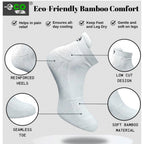 Generic 4_Pair Set Unisex Casual Bamboo Cotton Printed Ankle Length Socks (Multicolor)