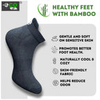 Generic 4_Pair Set Unisex Casual Bamboo Cotton Printed Ankle Length Socks (Multicolor)