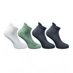 Generic 4_Pair Set Unisex Casual Bamboo Cotton Printed Ankle Length Socks (Multicolor)