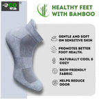 Generic 4_Pair Set Unisex Casual Bamboo Cotton Printed Ankle Length Socks (Multicolor)