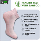 Generic 4_Pair Set Unisex Casual Bamboo Cotton Printed Ankle Length Socks (Multicolor)