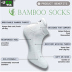 Generic 4_Pair Set Unisex Casual Bamboo Cotton Printed Ankle Length Socks (Multicolor)