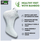 Generic 4_Pair Set Unisex Casual Bamboo Cotton Printed Ankle Length Socks (Multicolor)