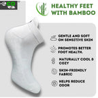 Generic 4_Pair Set Unisex Casual Bamboo Cotton Printed Ankle Length Socks (Multicolor)