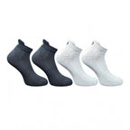 Generic 4_Pair Set Unisex Casual Bamboo Cotton Printed Ankle Length Socks (Multicolor)