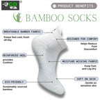 Generic 4_Pair Set Unisex Casual Bamboo Cotton Printed Ankle Length Socks (Multicolor)