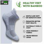 Generic 4_Pair Set Unisex Casual Bamboo Cotton Printed Ankle Length Socks (Multicolor)