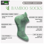 Generic 4_Pair Set Unisex Casual Bamboo Cotton Printed Ankle Length Socks (Multicolor)