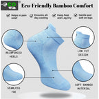 Generic 4_Pair Set Unisex Casual Bamboo Cotton Printed Ankle Length Socks (Multicolor)
