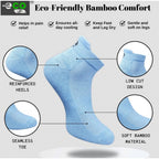 Generic 4_Pair Set Unisex Casual Bamboo Cotton Printed Ankle Length Socks (Multicolor)