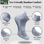 Generic 4_Pair Set Unisex Casual Bamboo Cotton Printed Ankle Length Socks (Multicolor)