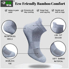 Generic 4_Pair Set Unisex Casual Bamboo Cotton Printed Ankle Length Socks (Multicolor)