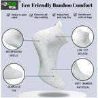 Generic 4_Pair Set Unisex Casual Bamboo Cotton Printed Ankle Length Socks (Multicolor)