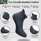 Generic 4_Pair Set Unisex Casual Bamboo Cotton Printed Ankle Length Socks (Multicolor)