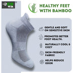 Generic 4_Pair Set Unisex Casual Bamboo Cotton Printed Ankle Length Socks (Multicolor)
