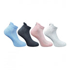 Generic 4_Pair Set Unisex Casual Bamboo Cotton Printed Ankle Length Socks (Multicolor)