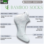 Generic 4_Pair Set Unisex Casual Bamboo Cotton Printed Ankle Length Socks (Multicolor)