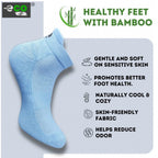 Generic 4_Pair Set Unisex Casual Bamboo Cotton Printed Ankle Length Socks (Multicolor)
