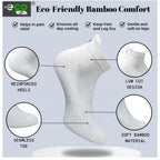 Generic 4_Pair Set Unisex Casual Bamboo Cotton Printed Ankle Length Socks (Multicolor)