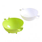 Generic Pack Of 3_Multifunctional Vegetable And Fruit Draining Basket – (Color: Assorted)