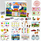 Generic My First Busy Book – Fun And Educational Activity Kit for Kids (2-4 Years, Multicolor)