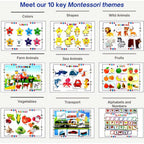 Generic My First Busy Book – Fun And Educational Activity Kit for Kids (2-4 Years, Multicolor)
