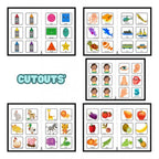 Generic Montessori Busy Book – Early Learning Activity Set (2–4 Years, Multicolor)