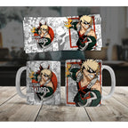 Generic Anime Katsuki Bakugo Ceramic Printed Coffee Mug (White)