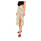 Generic Women's Polyester Floral Side Zip Skirt (Multicolor)