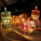 Decorative Flameless Electronic Led Candle Light Set (24 Pc)