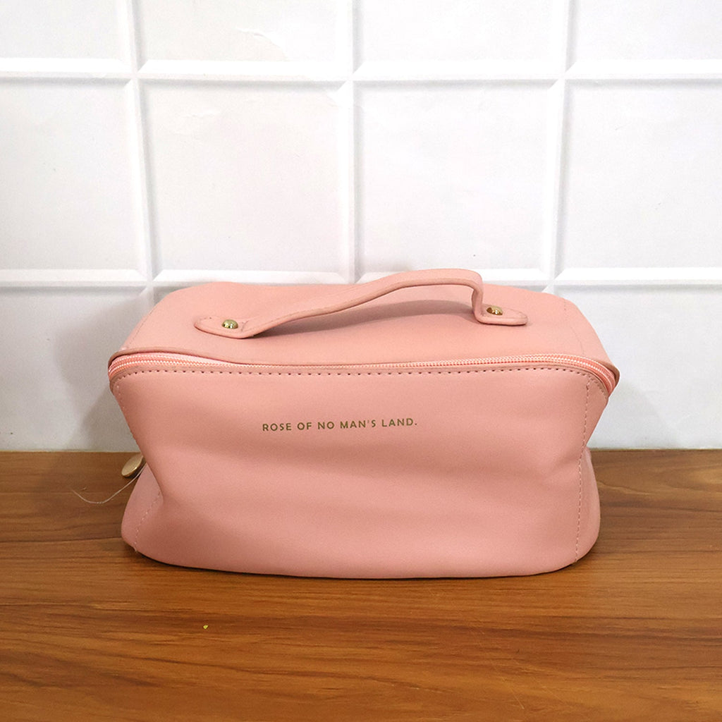 Portable Multi-Compartment Makeup & Toiletry Organizer Pouch (1 Pc)