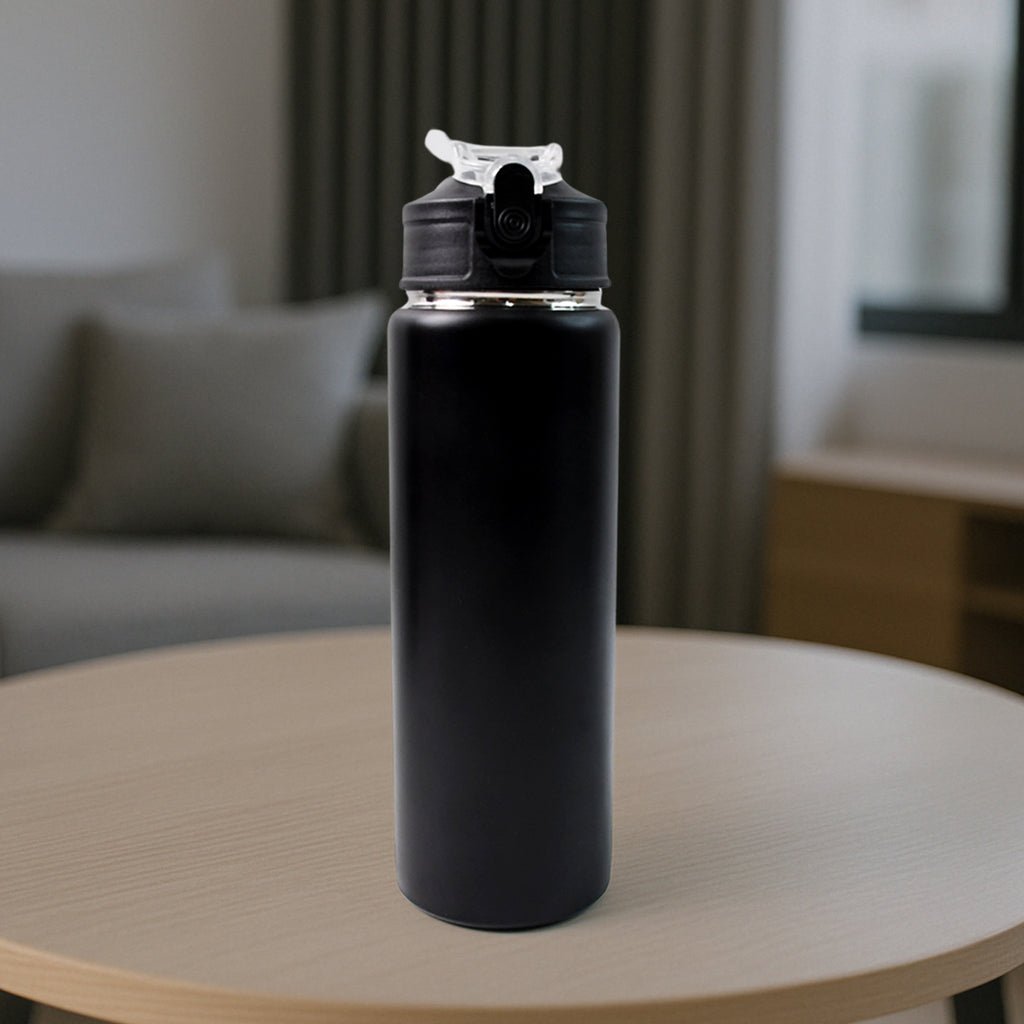 Stainless Steel Sports Water Bottle (Approx 500ml)