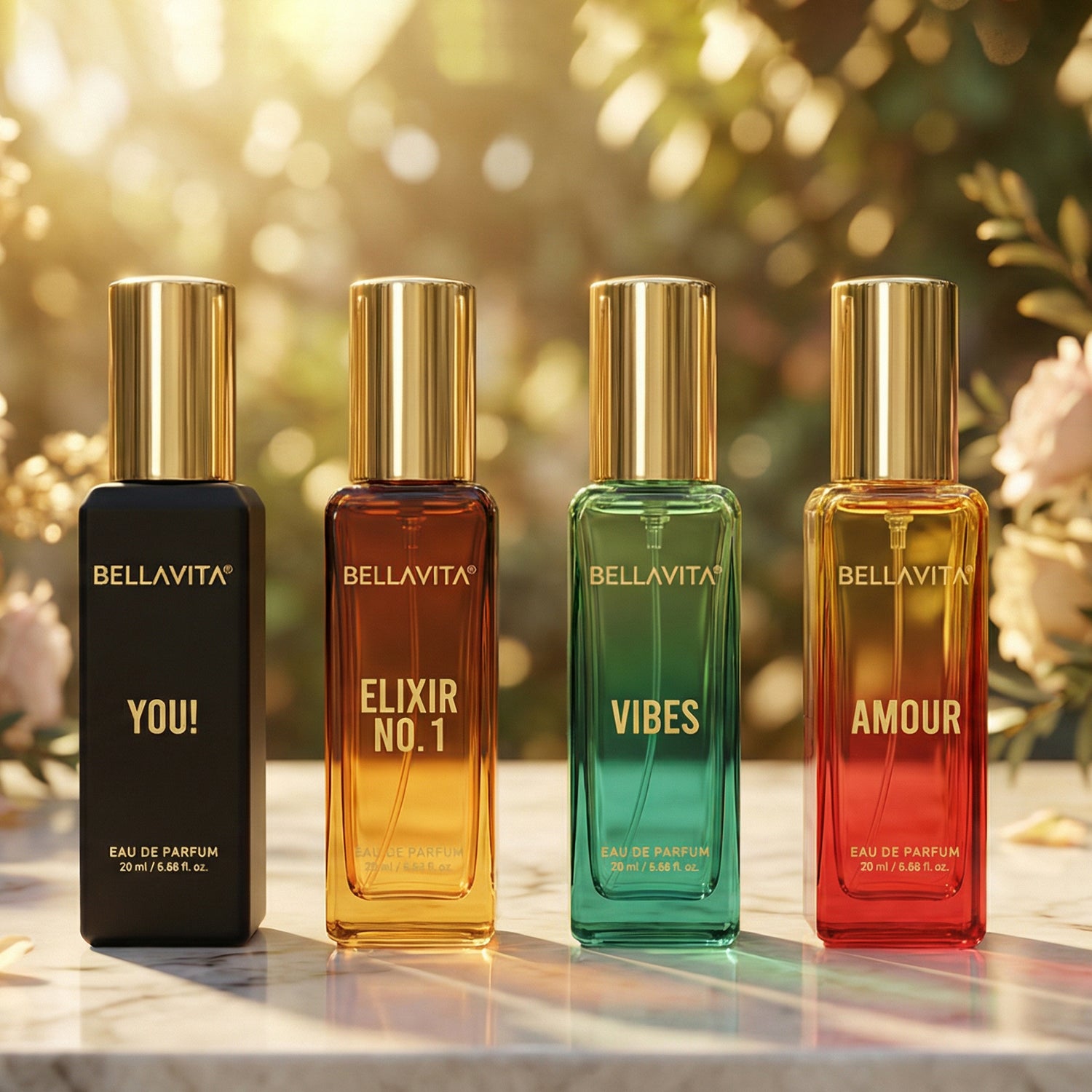 Bellavita Premium All Star Perfume Gift Set (4 Pc 20 Ml Each)