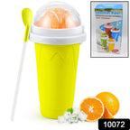 Smoothies Maker Cup Magic Quick Frozen Smoothies Cup Cooling Cup Double Layer Squeeze Cup Slushy Maker (1 Pc)