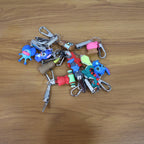 Mix Design Cartoon Nail Cutter Keychain with Mini Nail Clipper (1 Pc)