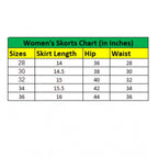 Generic Women's Denim Lycra Solid Zip Closure Skorts (Blue)