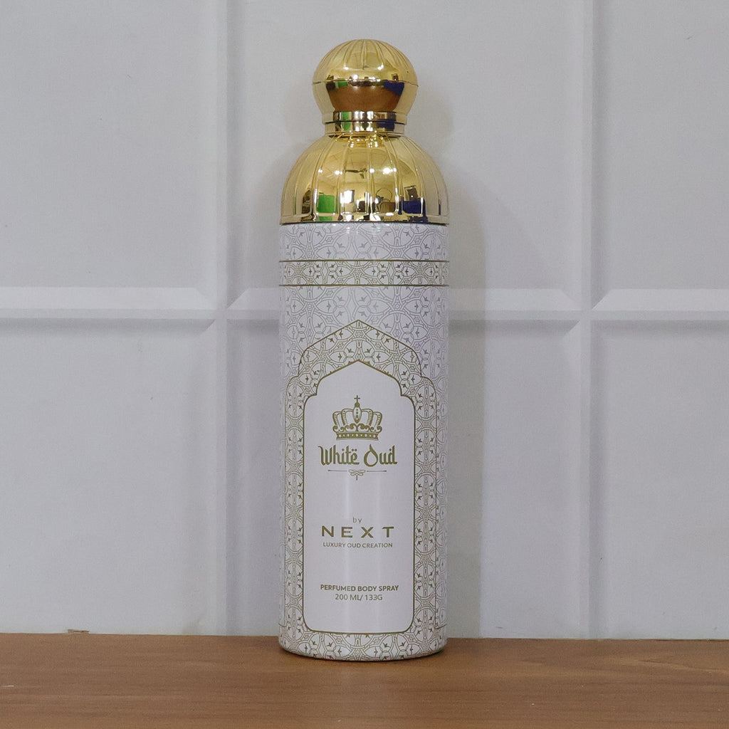 Next White Oud Premium Perfumed Body Spray 200 Ml